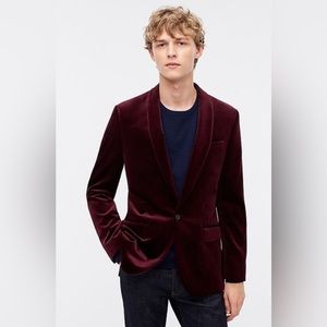 Ludlow Slim-fit shawl-collar tuxedo jacket in velvet